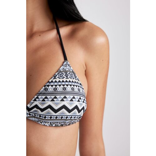 Defacto Fall In Love Regular Fit Ethnic Patterned Triangle Bikini Top Cijene