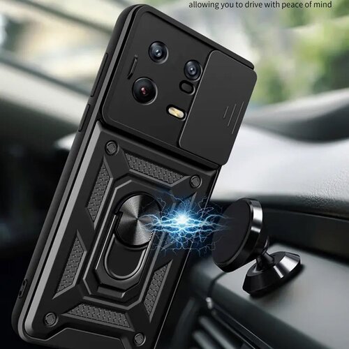 Techsuit serija CamShield za&amp;scaron;titna maskica za Xiaomi 13 Pro &amp;ndash; crna Slike