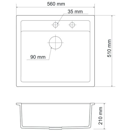 Sink Solution natura 60 plus Slike