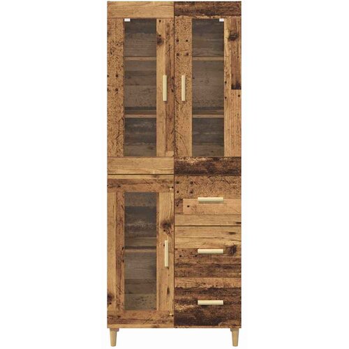  Highboard Staro drvo 69,5 x 34 x 180 cm Konstruirano drvo Slike