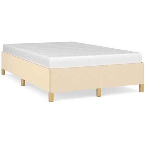 VidaXL Okvir Kreveta Krem 120x190 cm tkanine Slike