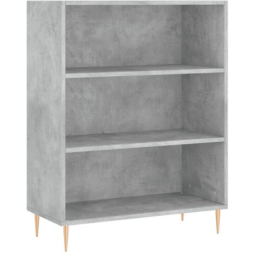  Regal za knjige boja betona 69,5x32,5x90 cm konstruirano drvo Smeđa Slike