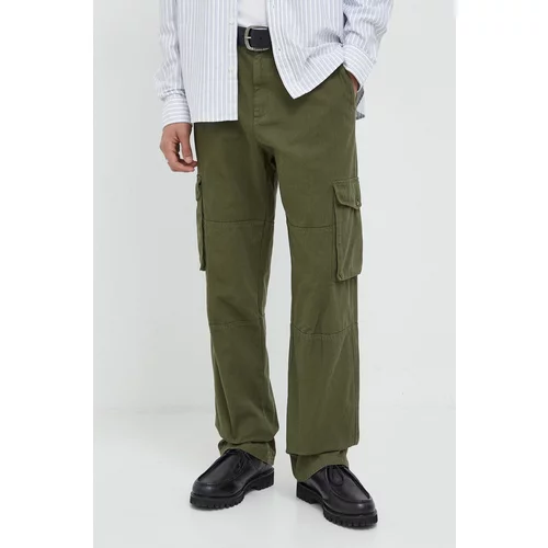 Les Deux Bombažne hlače zelena barva
