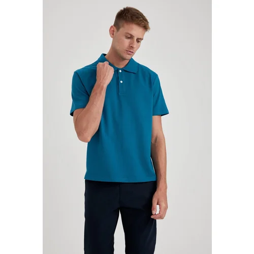 Defacto Regular Fit Polo Neck Short Sleeve T-Shirt