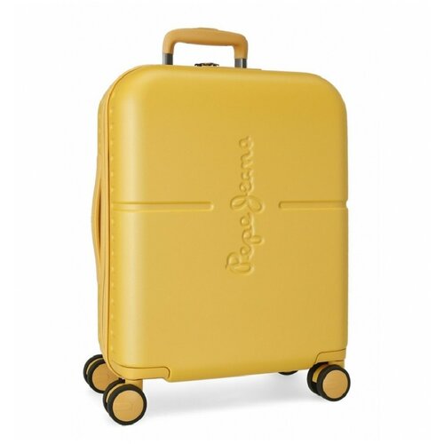 PepeJeans HIGHLIGHT kabinski kofer | žuti | 4 točkića | ABS Slike