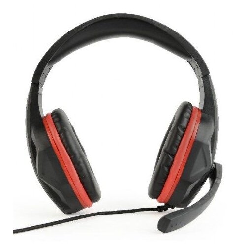Gembird GHS-03 Gaming Matte Black/Red, slu&amp;scaron;alke z mikrofonom Slike