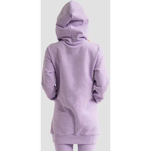 GymBeam Ženska dukserica Limitless Longline Lavender Slike
