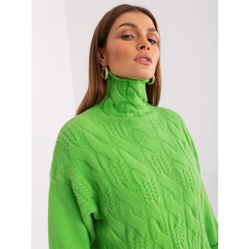 Wool Fashion Italia Sweater-AT-SW-23401.97P-light green Cene