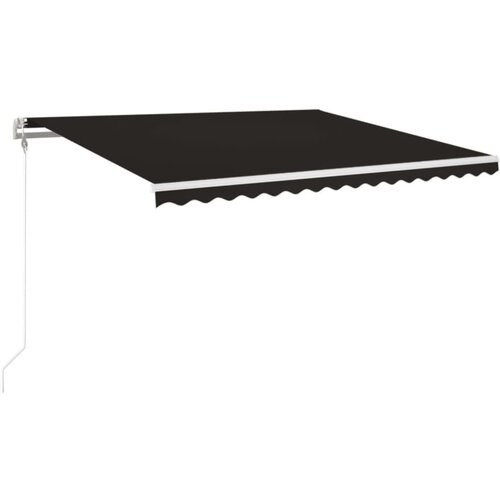 vidaXL Avtomatsko zložljiva tenda 400x350 cm antracitna, (20609546) Cene