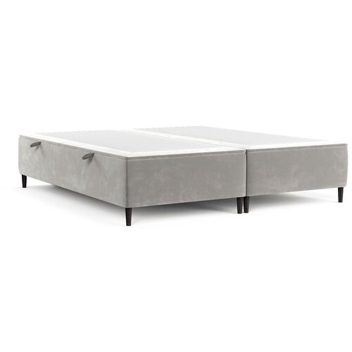 Maison de R&amp;ecirc;ve Svijetlo sivi tapecirani bračni krevet s prostorom za odlaganje 160x200 cm Tate &amp;ndash; Slike