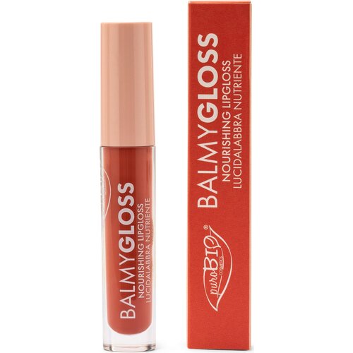 puroBIO cosmetics BalmyGloss hranjivo sjajilo za usne nijansa 01 Peach Nude 4.2 g Cene