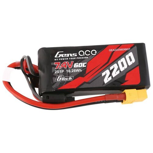Gens ace LIPO BATERIJA 2200MAH 7.4V 60C 2S1P XT60 ZA RC MODELE Z VISOKO, (5000291896) Cene