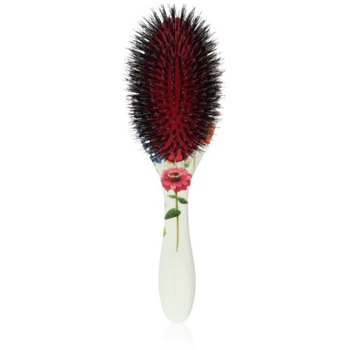 Denman Floral Fantasies D81M Style &amp;amp; Shine Brush krtača za lase 1 kos Slike