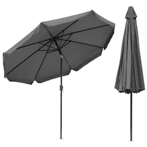 Multi Garden Veliki 3m suncobran sa nagibom Dark grey Cene