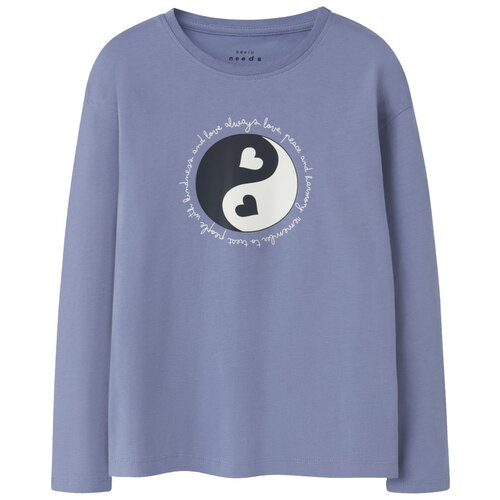 name it majica DR 13234709 NKFVEEN LS RLX TOP Ž plava 116 Cijene