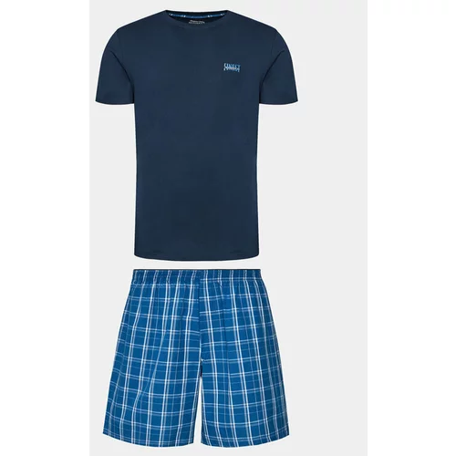 Henderson Pižama 41289 Mornarsko modra Regular Fit
