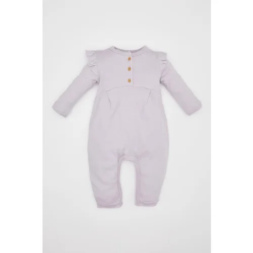 Defacto Baby Girl Newborn Long Sleeve Jumpsuit