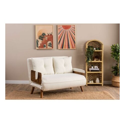 Atelier Del Sofa sofa za 2 sedišta cosmo 2 seater teddy white Cene