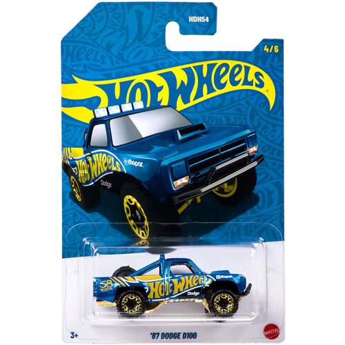Mattel Hot Wheels Pearl &amp, Chrome: 87 Dodge D100 model avtomobila v merilu 1/64 - Cene