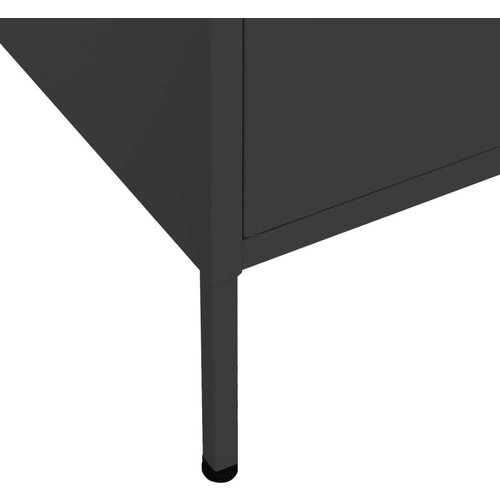VidaXL Ormarić za pohranu crni 80 x 35 x 101,5 cm čelični Slike