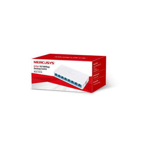 Mercusys 10/100Mbps 8-port (MS108) mrežno stikalo-switch Slike