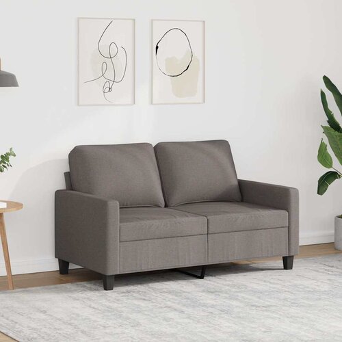  Dvosjed od tkanine smeđesivi 120 cm Cijene