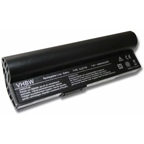 VHBW Baterija za Asus Eee PC 900A / 900HA / 900HD, črna, 4400 mAh