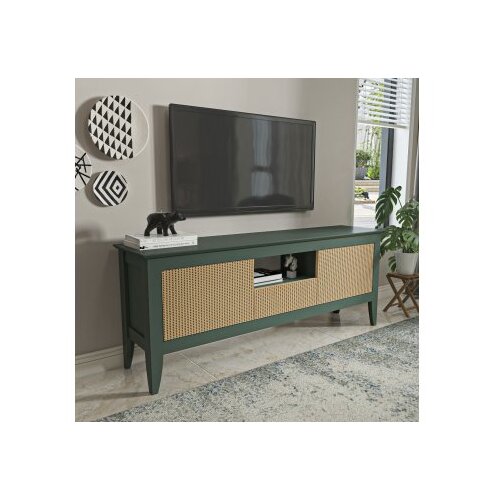 Hanah home tv polica verde modern green hazeran Cene