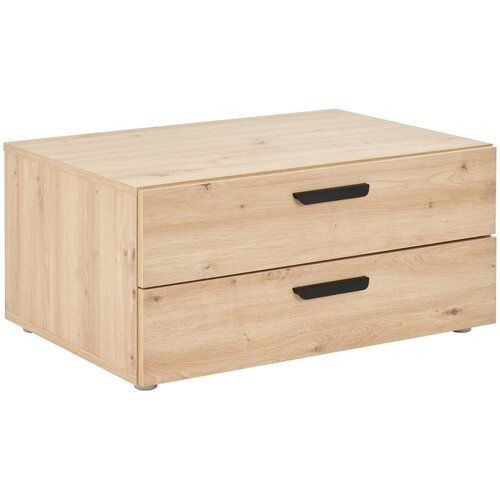 XXXL Predalnik Basic Two 2s 2 Predala, Hrast Slike