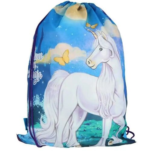 Spirit bijela torba za tjelesni, sportska torba s jednorogom 47x34cm Cijene