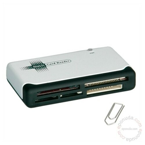 Rotronic Value USB2.0 CardReader 50+ white/black čitač memorijskih kartica Slike
