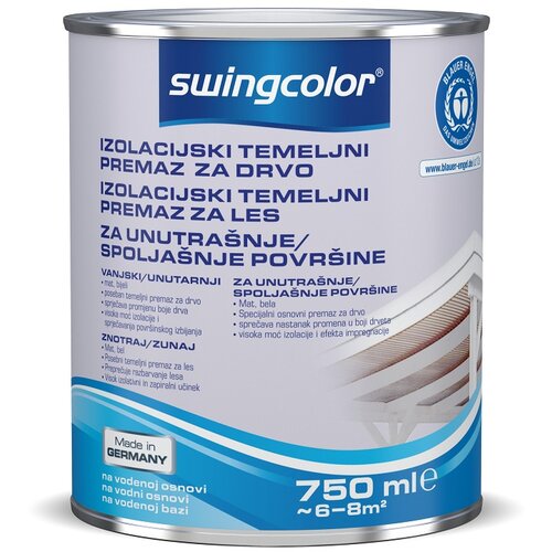 SWINGCOLOR Temeljni izolacijski premaz za les (barva: bela; 750 ml) Cene