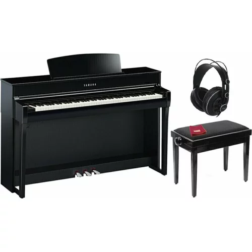 Yamaha CLP-745 PE SET Polished Ebony Digitalni pianino