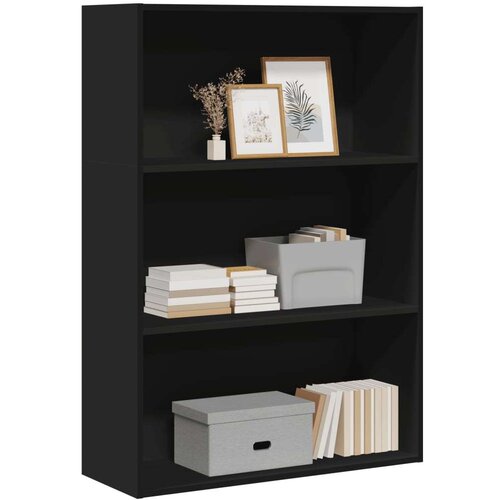 vidaXL Regal za knjige crni 80x30x114 cm od konstruiranog drva Cene