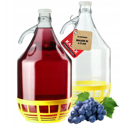 KADAX steklenica za vino 5L balon dama v košari steklenica za vino + zapiralo 2 kosa, (5000355141) Cene