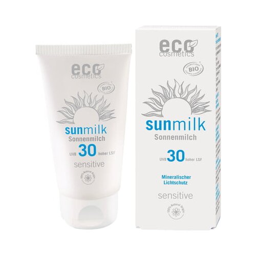 eco cosmetics sensitiv mleko za sončenje ZF 30 Cene