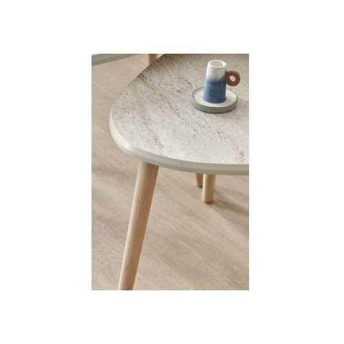 Hanah home Set klub stolova Alvin, 3 komada, Bež Slike