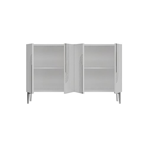 Hanah home konzola meyra 120 white silver Slike