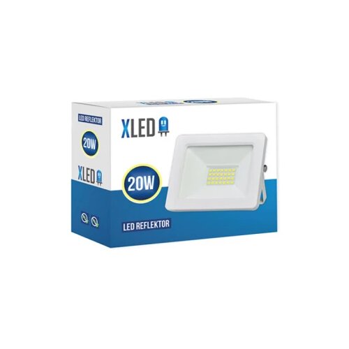 Xled 20W LED reflektor 6500K,1600Lm,AC220-240V,Beli Slike