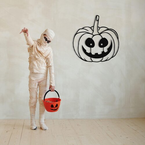 Wallity zidna dekoracija halloween 6, 52 x 51 cm, crna Cene