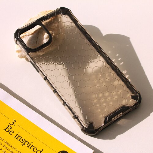 Torbica honeycomb za iphone 14 plus 6.7 crna Slike