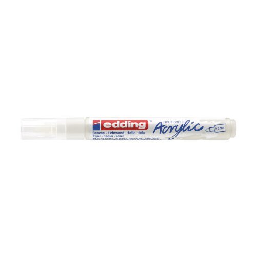 Edding akrilni marker E-5100 medium 2-3mm obli vrh bela ( 12MA51A ) Cene