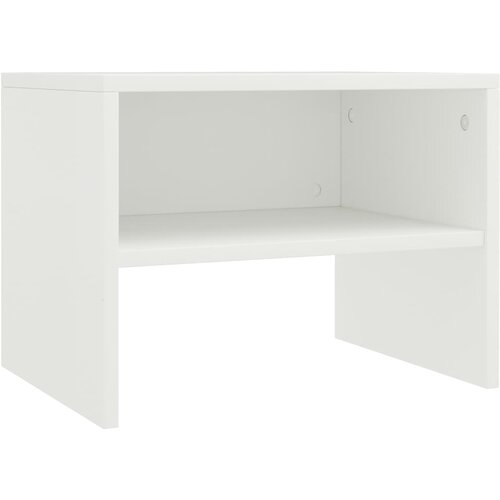 Maison Chic Nočna omarica - Nočna miza bela 40x30x30 cm iverna plo&amp;scaron;ča, (21689668) Slike