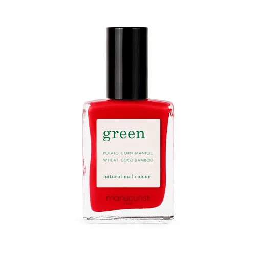 Manucurist green nail polish red & burgundy - anemone