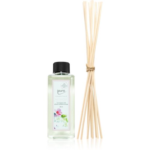 IPURO Essentials Flower Bowl nadomestno polnilo za aroma difuzor + nadomestne paličice za aroma difuzorje 200 ml Cene