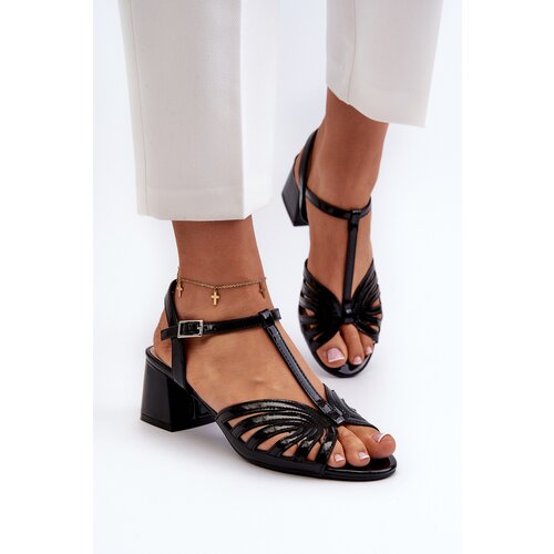 Sergio Leone Lacquered Women&amp;#039;s High Heel Sandals Slike