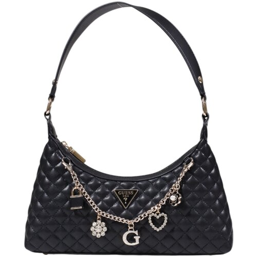 Guess Torbe EVERLEE TOP ZIP SHOULDER BAG HWEG86 79180 Črna Slike