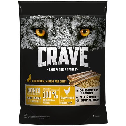 CRAVE pi&scaron;čanec s kostnim mozgom in pražitom - 1 kg Cijene