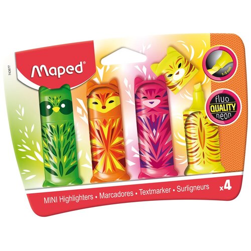 Maped marker fluo pocket mini friend 4/1 Slike