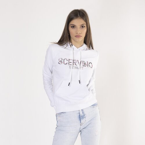 SCERVINO STREET ženski duks sa šarenim cirkonima beli Cene